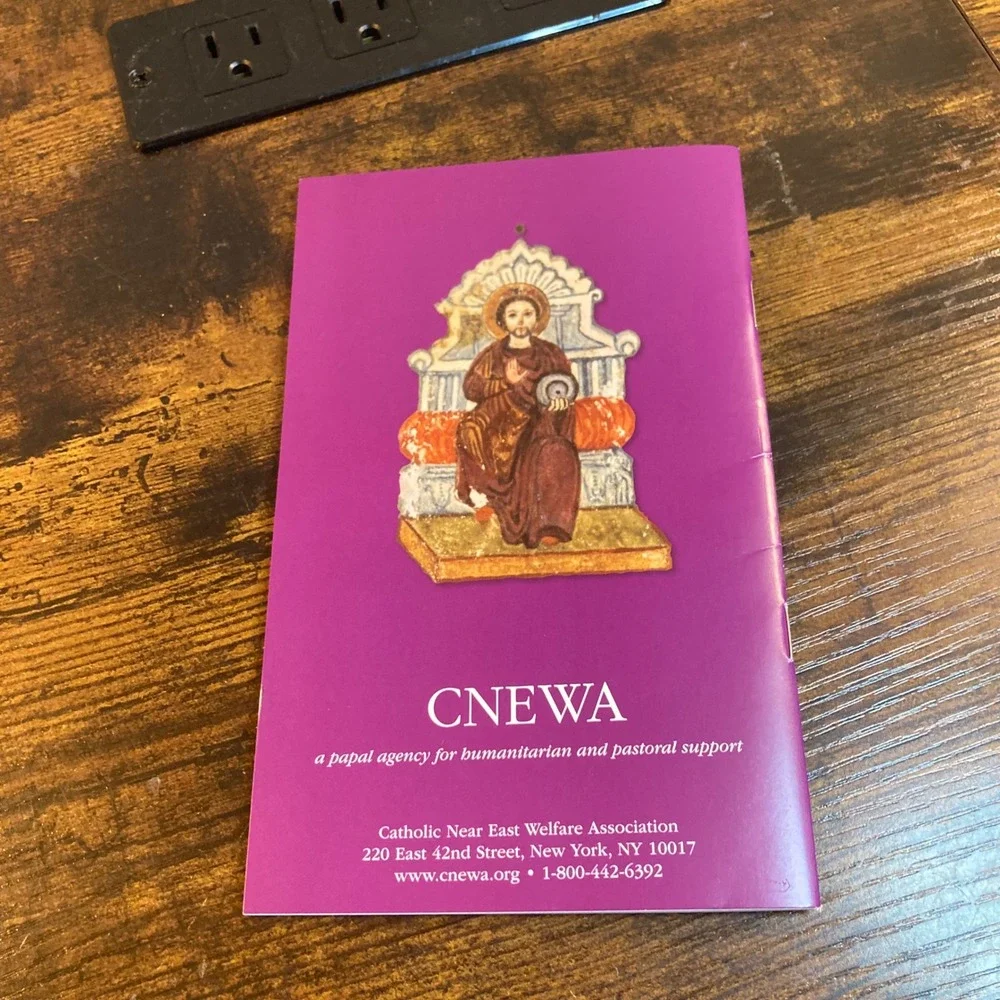Way of the Cross CNEWA Lenten Devotional Pope Francis Meditations Booklet Art